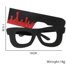 Load image into Gallery viewer, 2pcs Halloween Paper Glasses Pumpkin Ghost Bat Spider Glasses Kids Diy Cosplay Photo Props Halloween Party Decoration Supplies