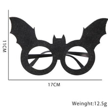 Load image into Gallery viewer, 2pcs Halloween Paper Glasses Pumpkin Ghost Bat Spider Glasses Kids Diy Cosplay Photo Props Halloween Party Decoration Supplies