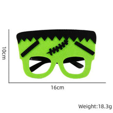 Load image into Gallery viewer, 2pcs Halloween Paper Glasses Pumpkin Ghost Bat Spider Glasses Kids Diy Cosplay Photo Props Halloween Party Decoration Supplies