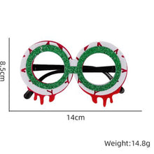 Load image into Gallery viewer, 2pcs Halloween Paper Glasses Pumpkin Ghost Bat Spider Glasses Kids Diy Cosplay Photo Props Halloween Party Decoration Supplies