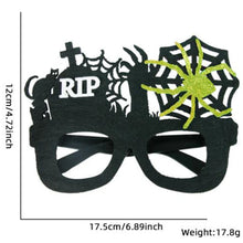 Load image into Gallery viewer, 2pcs Halloween Paper Glasses Pumpkin Ghost Bat Spider Glasses Kids Diy Cosplay Photo Props Halloween Party Decoration Supplies