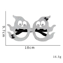 Load image into Gallery viewer, 2pcs Halloween Paper Glasses Pumpkin Ghost Bat Spider Glasses Kids Diy Cosplay Photo Props Halloween Party Decoration Supplies