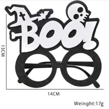 Load image into Gallery viewer, 2pcs Halloween Paper Glasses Pumpkin Ghost Bat Spider Glasses Kids Diy Cosplay Photo Props Halloween Party Decoration Supplies
