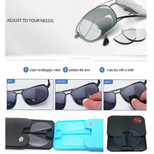 Load image into Gallery viewer, 2pcs Liquid Silicone Bifocal Reading Lens Stick-on Presbyopic Lenses Magnification Reusable Bifocal Lenses1.0 1.5 2.0 2.5 3.0