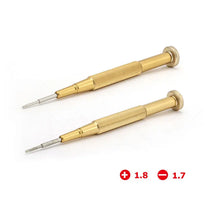 Load image into Gallery viewer, 2pcs SS4803 Metal Screwdriver Glasses Hand Repairing Tool