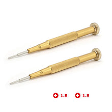 Load image into Gallery viewer, 2pcs SS4803 Metal Screwdriver Glasses Hand Repairing Tool