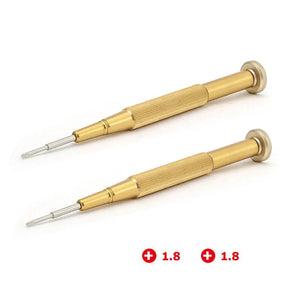 2pcs SS4803 Metal Screwdriver Glasses Hand Repairing Tool
