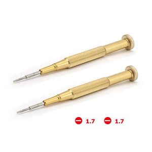 2pcs SS4803 Metal Screwdriver Glasses Hand Repairing Tool