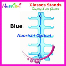 Carica l'immagine nel visualizzatore di Gallery, 3 Colors Eyeglass Sunglass Eyewear Glasses Store Display Stands Props Shelf Show 5pcs Glasses On Counter CK305-5 Free Shipping