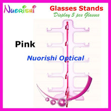 Carica l'immagine nel visualizzatore di Gallery, 3 Colors Eyeglass Sunglass Eyewear Glasses Store Display Stands Props Shelf Show 5pcs Glasses On Counter CK305-5 Free Shipping