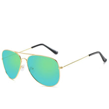Load image into Gallery viewer, 3026 Classic Sunglasses Unisex Driver Metal Toad Mirror Color Film Sunglasses