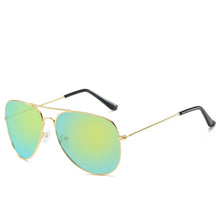 Load image into Gallery viewer, 3026 Classic Sunglasses Unisex Driver Metal Toad Mirror Color Film Sunglasses