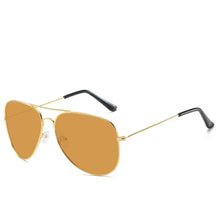 Load image into Gallery viewer, 3026 Classic Sunglasses Unisex Driver Metal Toad Mirror Color Film Sunglasses