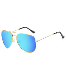 Load image into Gallery viewer, 3026 Classic Sunglasses Unisex Driver Metal Toad Mirror Color Film Sunglasses
