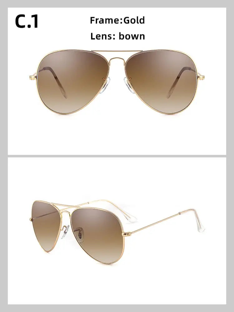 3026 Glass lenses Gradient women sunglasses men 58mm 3025 Mirror hot rayeds Brand 2020 sun glasses UV400