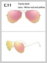 Carica l&#39;immagine nel visualizzatore di Gallery, 3026 Glass lenses Gradient women sunglasses men 58mm 3025 Mirror hot rayeds Brand 2020 sun glasses UV400