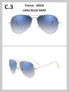 3026 Glass lenses Gradient women sunglasses men 58mm 3025 Mirror hot rayeds Brand 2020 sun glasses UV400
