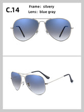Carica l&#39;immagine nel visualizzatore di Gallery, 3026 Glass lenses Gradient women sunglasses men 58mm 3025 Mirror hot rayeds Brand 2020 sun glasses UV400