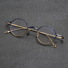 Load image into Gallery viewer, Vintage Pure Titanium Eyeglasses Frame Men Retro Ultra Light Designer Glasses Frame Women Japan Luxury Brand Small Face Eyewear