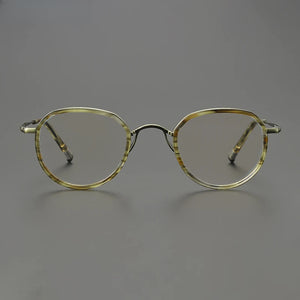 Gatenac Handmade Pure Titanium Eyeglasses Frame Men Vintage Designer Acetate Glasses Frame Women 2025 New Luxury Brand Eyewear