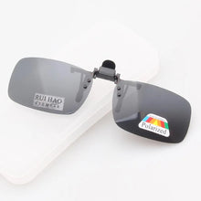 Load image into Gallery viewer, 4 Color Brand Sunglasses Clip on Polarized Sun Glasses Driving Eyeglasses Grey Clip Sunglasses and Yellow Night Vision Glasses