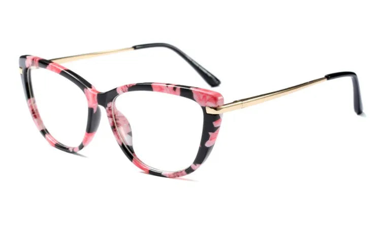 45366 Anti-blue Light  Cat Eye Glasses Frames Women Optical Eyewear Computer EyeGlasses 45366