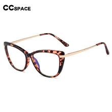 Load image into Gallery viewer, 45366 Anti-blue Light  Cat Eye Glasses Frames Women Optical Eyewear Computer EyeGlasses 45366