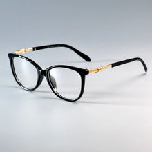Load image into Gallery viewer, 45705 Classic Cross Knot Glasses Frames Shiny Rhinestone Men Women Optical  Computer Glasses