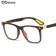 Load image into Gallery viewer, 45843 TR90 Anti-blue Light Square Glasses Frames Men Women Optical  Computer Glasses