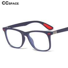 Load image into Gallery viewer, 45843 TR90 Anti-blue Light Square Glasses Frames Men Women Optical  Computer Glasses