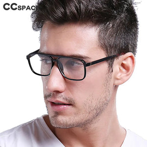 45844 TR90 Retro Square Glasses Frames Men Women Optical  Computer Glasses