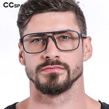 Load image into Gallery viewer, 45844 TR90 Retro Square Glasses Frames Men Women Optical  Computer Glasses
