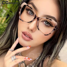 Load image into Gallery viewer, 46536 Cat Eye Anti-Blue Light Women Optical Glasses Frames Protect Eyesight  Computer Eyeglasses