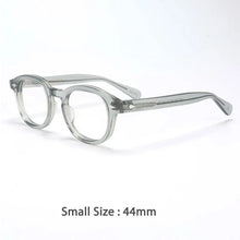 Load image into Gallery viewer, 46890 Retro Men Round Acetate Optical Glasses Frames Women Rivet Eyewear Customized Prescription Glasses