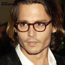 Load image into Gallery viewer, 46890 Retro Men Round Acetate Optical Glasses Frames Women Rivet Eyewear Customized Prescription Glasses