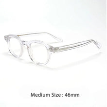Load image into Gallery viewer, 46890 Retro Men Round Acetate Optical Glasses Frames Women Rivet Eyewear Customized Prescription Glasses