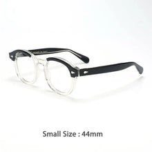 Load image into Gallery viewer, 46890 Retro Men Round Acetate Optical Glasses Frames Women Rivet Eyewear Customized Prescription Glasses