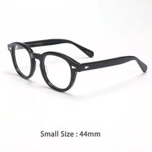 Load image into Gallery viewer, 46890 Retro Men Round Acetate Optical Glasses Frames Women Rivet Eyewear Customized Prescription Glasses