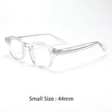 Load image into Gallery viewer, 46890 Retro Men Round Acetate Optical Glasses Frames Women Rivet Eyewear Customized Prescription Glasses