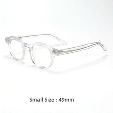 Load image into Gallery viewer, 46890 Retro Men Round Acetate Optical Glasses Frames Women Rivet Eyewear Customized Prescription Glasses