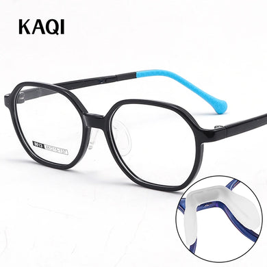 46mm Healthy Silicone Children Clear Glasses Girls  Flexible Eyewear Frames Kids Glasses Frames Spectacle Frames Child  Case