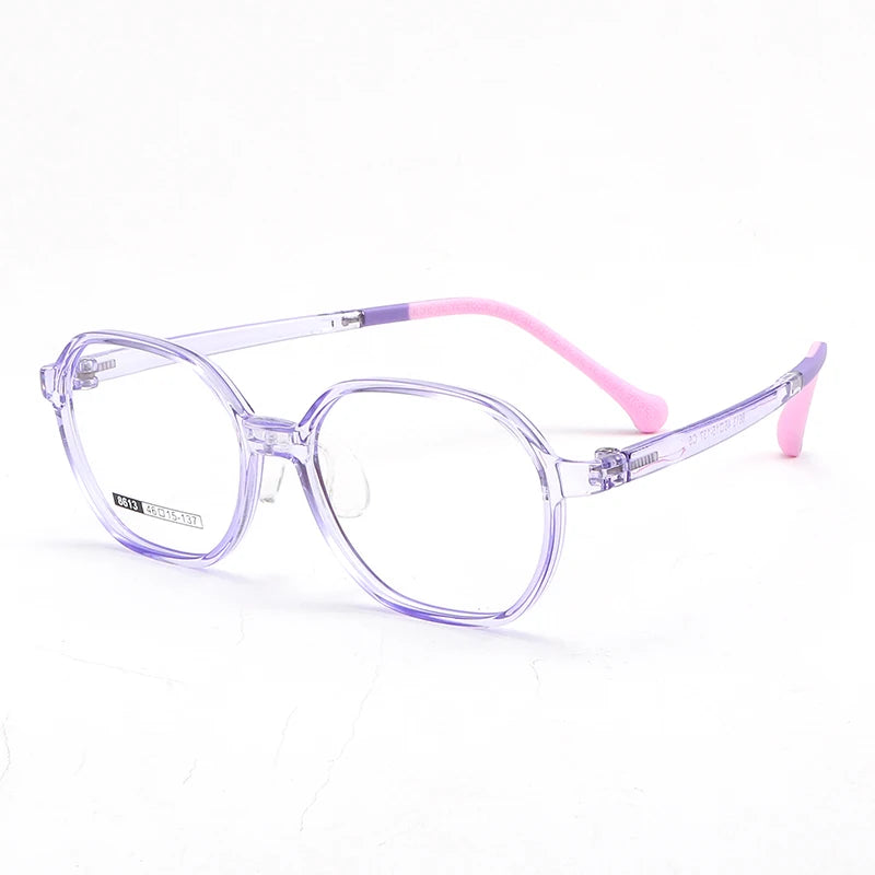 46mm Healthy Silicone Children Clear Glasses Girls  Flexible Eyewear Frames Kids Glasses Frames Spectacle Frames Child  Case
