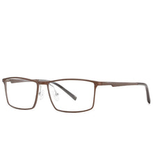 Load image into Gallery viewer, 47428 Aluminum Magnesium Men&#39;s Myopia Retro Square Glasses Frame Men Commercial Affairs Sports Optical  Computer Eyeglass