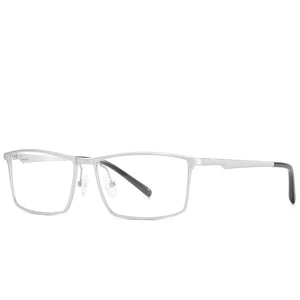 47428 Aluminum Magnesium Men's Myopia Retro Square Glasses Frame Men Commercial Affairs Sports Optical  Computer Eyeglass