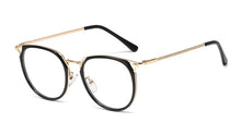 Load image into Gallery viewer, 48150 Cat Eye Retro Plastic Titanium Anti-Blue Light Glasses Frames Women Optical  Computer EyeGlasses