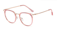 Load image into Gallery viewer, 48150 Cat Eye Retro Plastic Titanium Anti-Blue Light Glasses Frames Women Optical  Computer EyeGlasses
