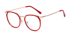 Load image into Gallery viewer, 48150 Cat Eye Retro Plastic Titanium Anti-Blue Light Glasses Frames Women Optical  Computer EyeGlasses
