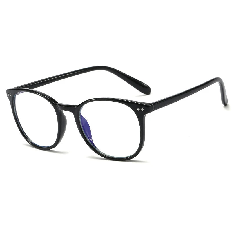 48176 Vintage Cat Eye Plastic Titanium Glasses Frames Ultralight Men Women Optical  Computer Glasses
