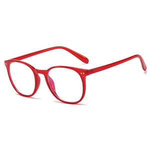 48176 Vintage Cat Eye Plastic Titanium Glasses Frames Ultralight Men Women Optical  Computer Glasses