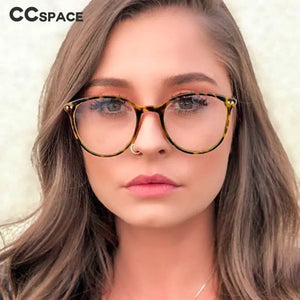 48176 Vintage Cat Eye Plastic Titanium Glasses Frames Ultralight Men Women Optical  Computer Glasses